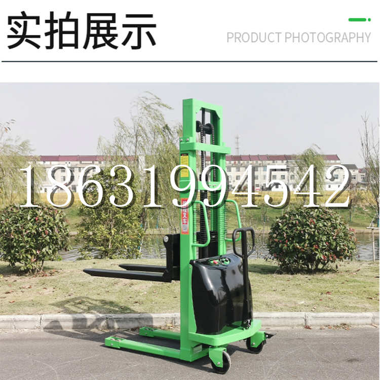 水富市电动叉车堆高车液压铲车电瓶1吨2吨站驾步行式小型全自动叉车